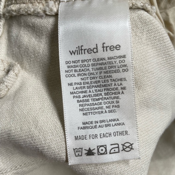 Aritzia Wilfred Free Modern Cargo Pants Size 8 Beige - Picture 12 of 13